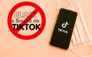 Block a viral sounds on TikTok