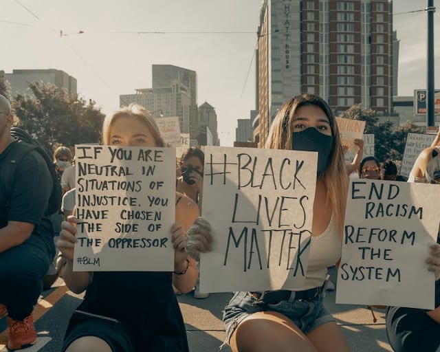 Black lives matter rally, Political Advertising Agency.