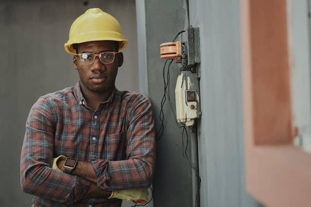 A picture of an electrician, Electrician Advertising Agency