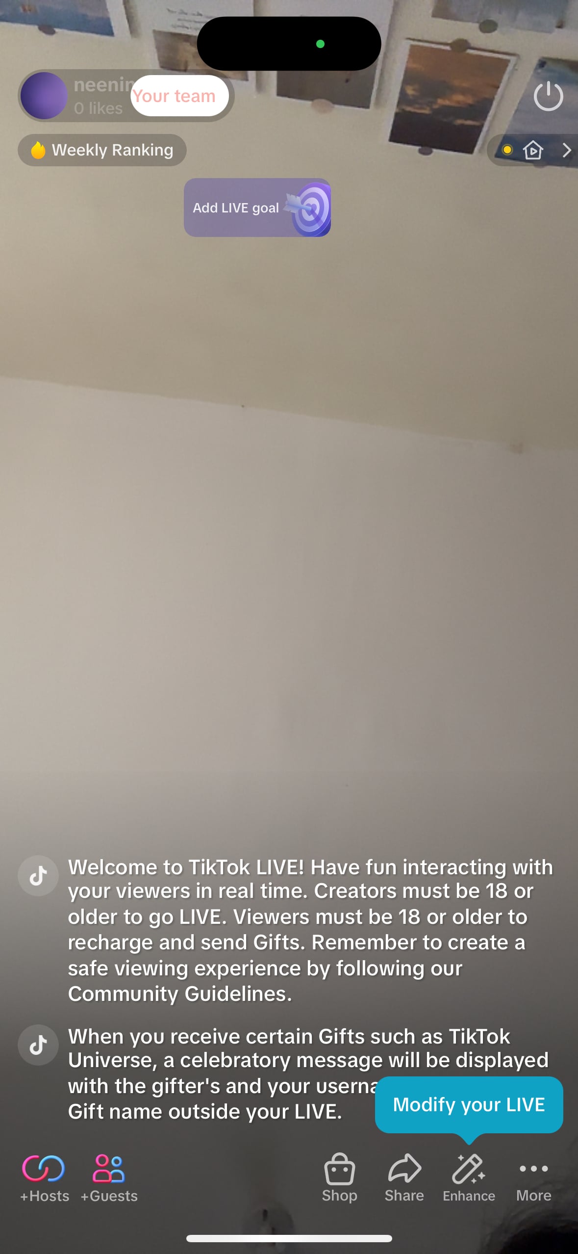 image for how to go live on tiktok 4