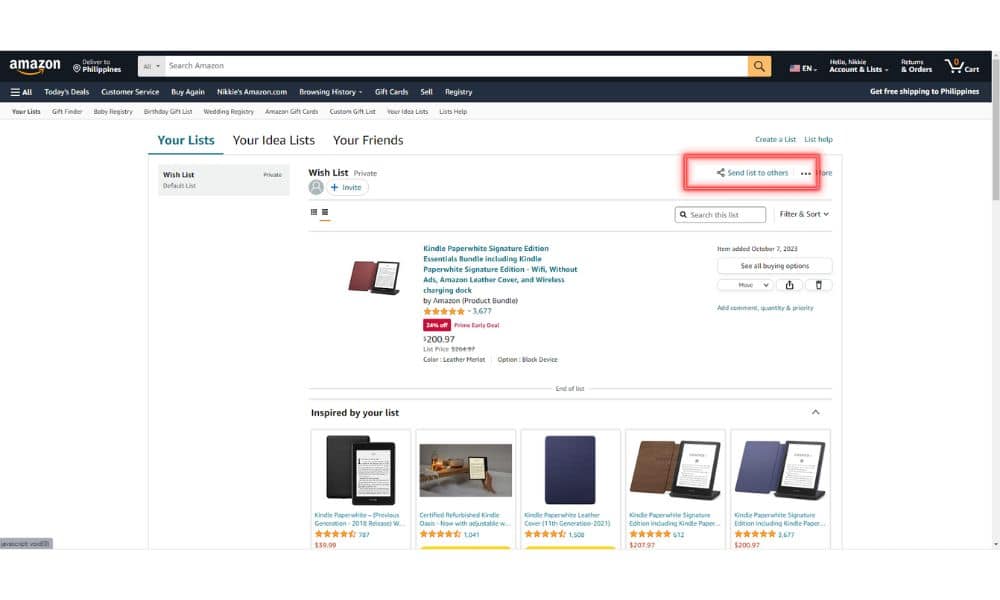 image for how to make an amazon wishlist 7