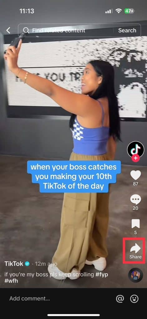 image for how to repost on tiktok 1