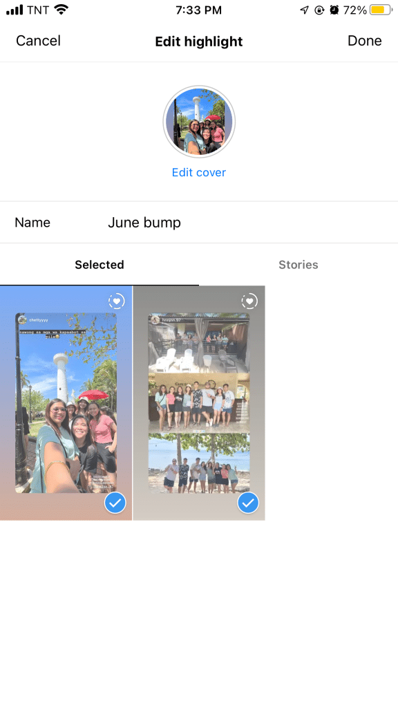 choosing photos for highlights: Instagram highlight covers advertisemint