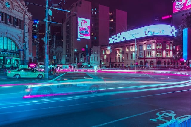 A billboard showing Cars advertising in Melbourne advertising agency