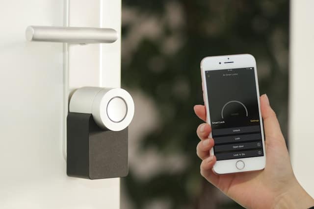 Home smart lock system, Home Security Advertising Agency.