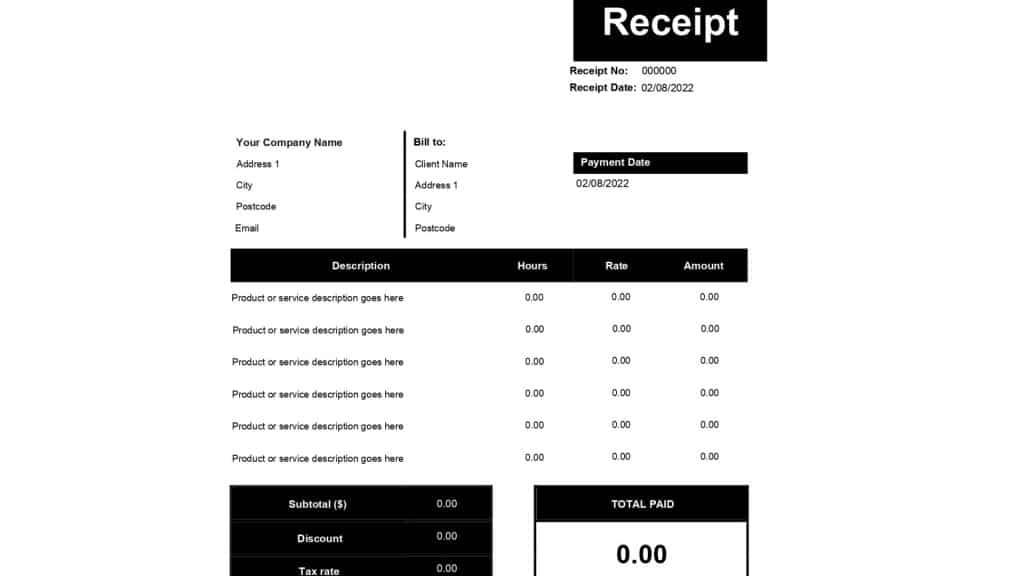 amazon receipt generator