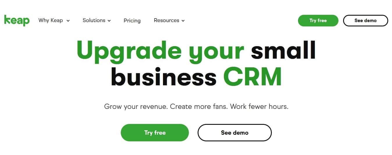 Keap CRM and marketing Automation 