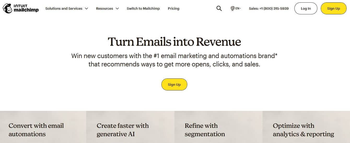 MailChimp automate repetitive marketing tasks