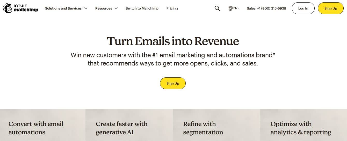 MailChimp automate repetitive marketing tasks 