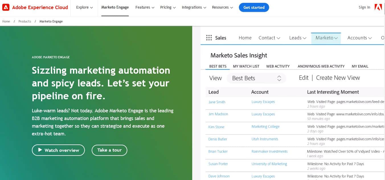 Choosing the right marketing automation 